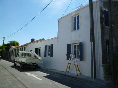 Enduit finition "lissé truelle"