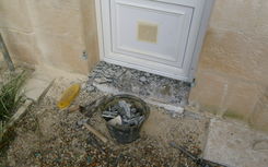 Démolition du vieux béton